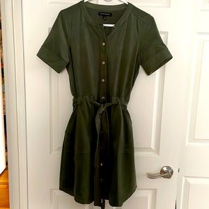 Banana Republic Vegan Suede Dress